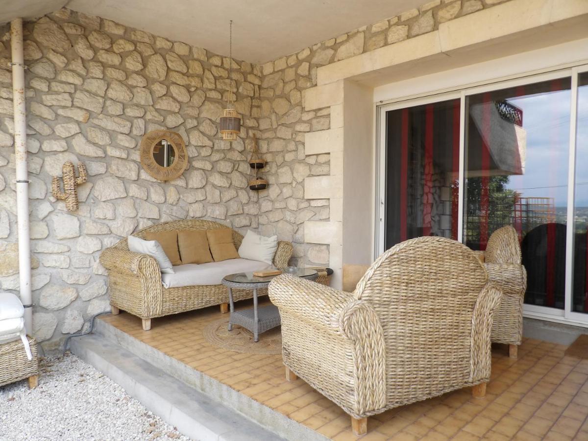 Gites Le Mas Du Vieux Chene Salavas Exterior foto
